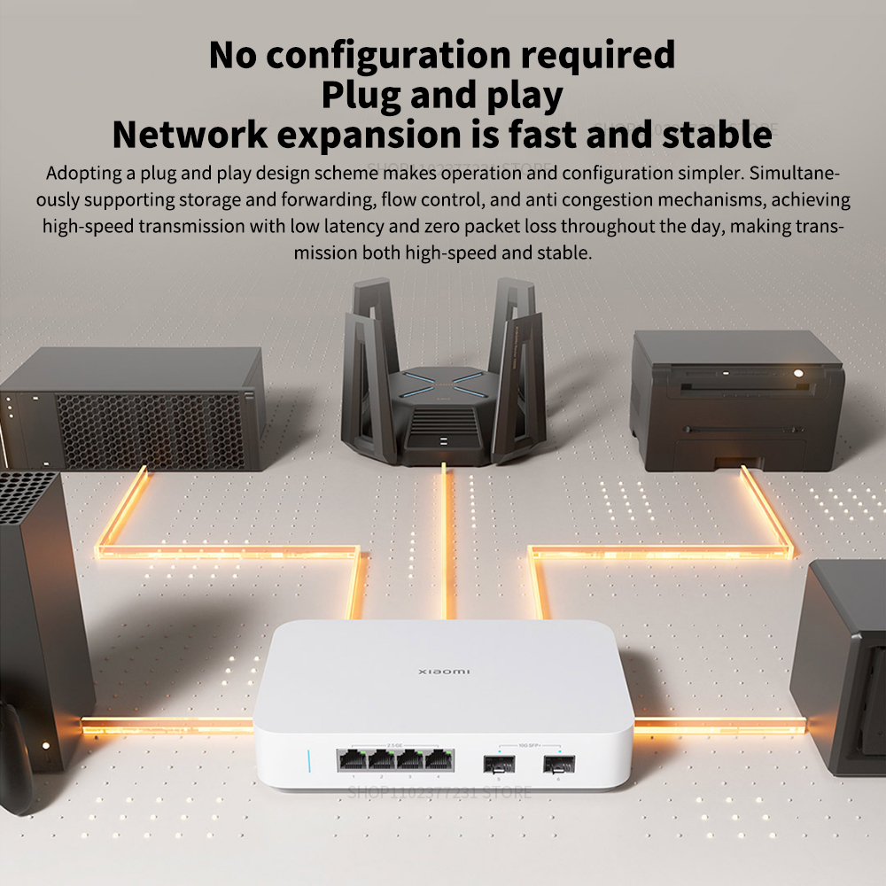 NEW Xiaomi Mi 10G Ethernet Swi - огляд і ціна Smart Home Xiaomi Hub 2
