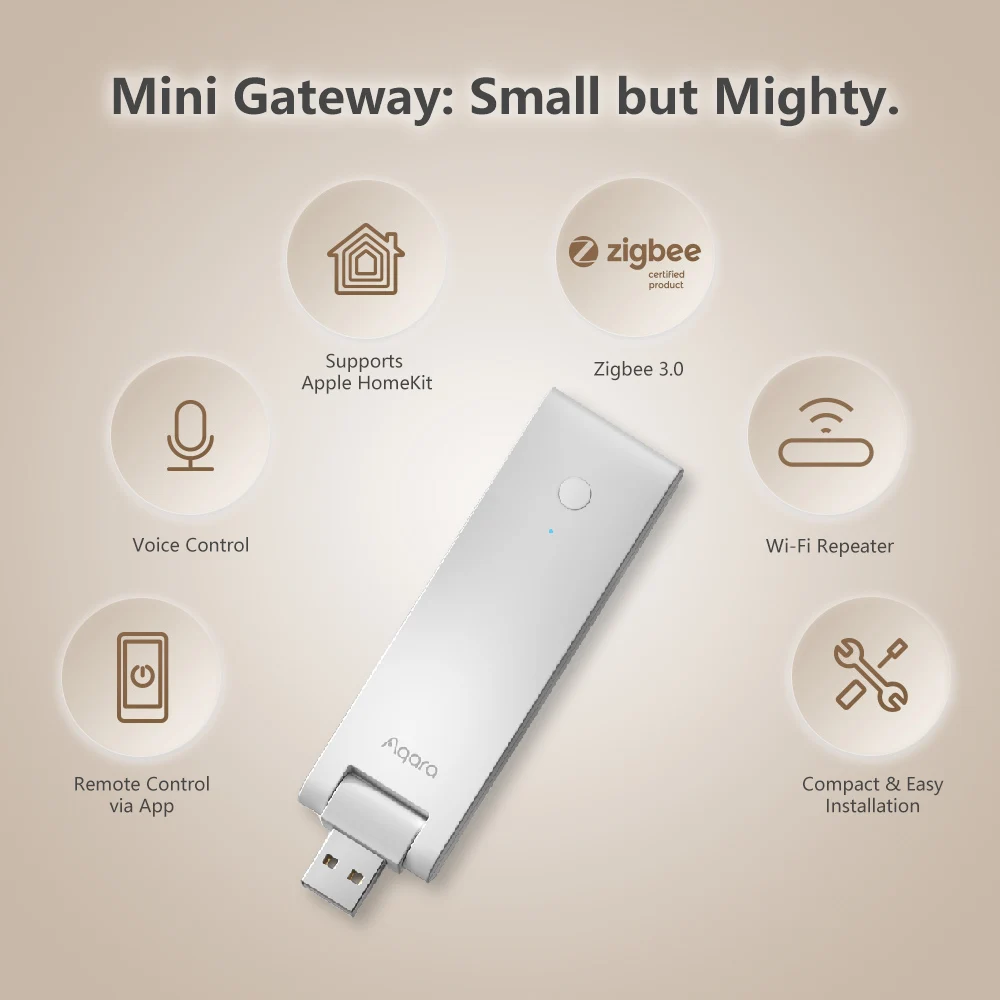 Original E1 Aqara Hub Gateway  - огляд і ціна Smart Home Wifi Hub