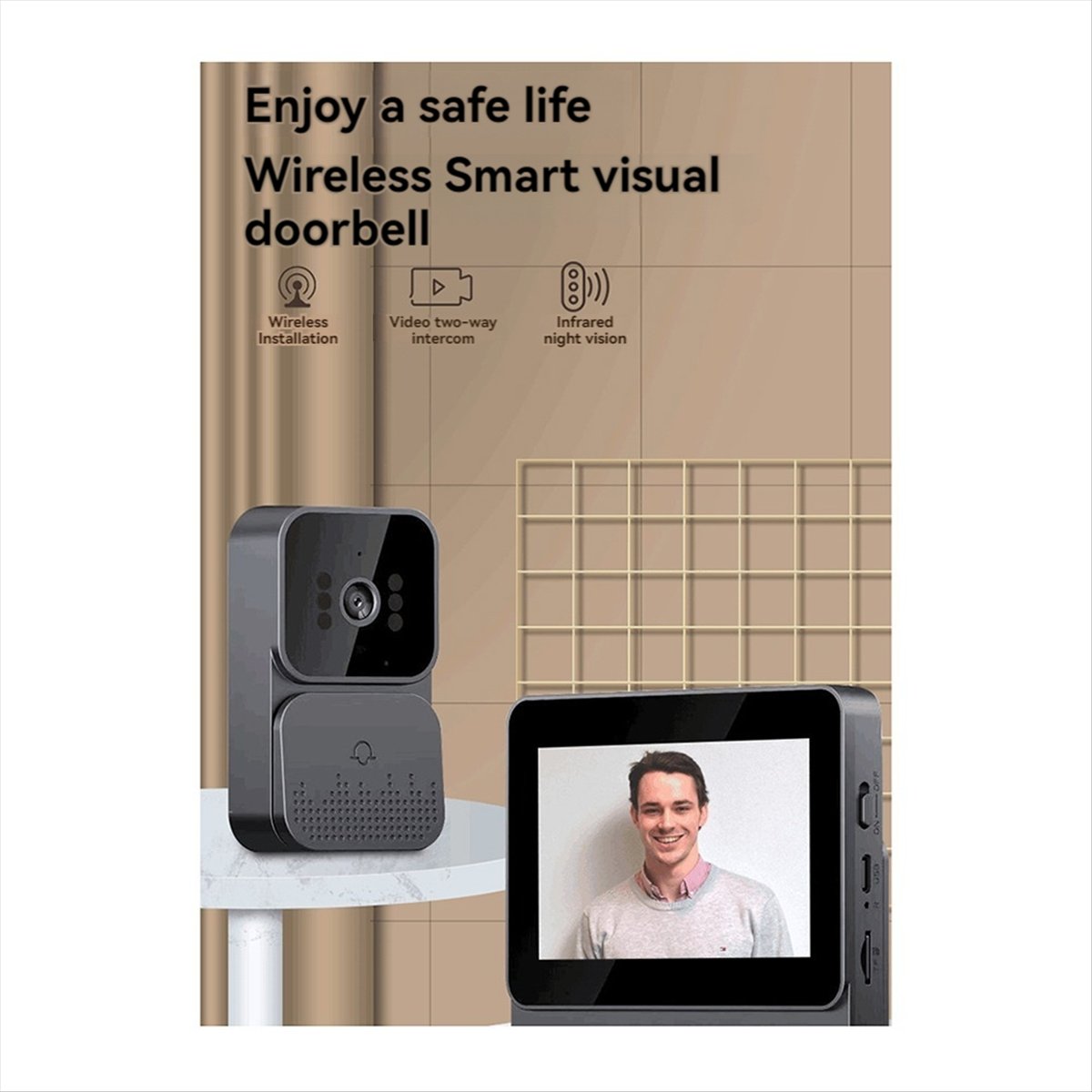 AU47-Doorbell Video Intercom C - огляд і ціна Wifi Doorbell Camera